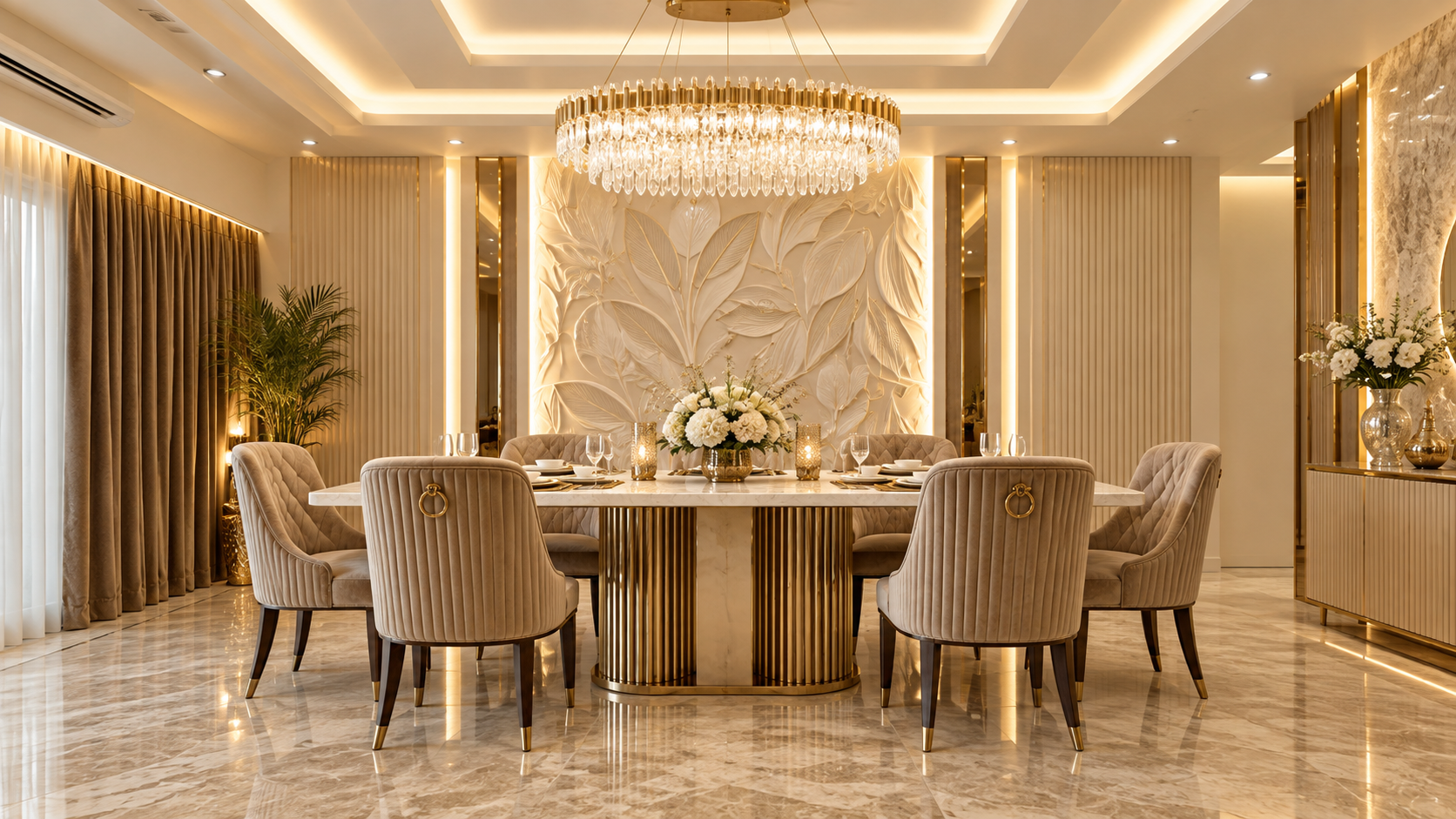Champagne Dining Room