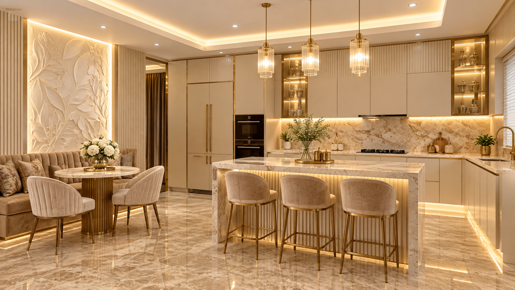 Luxury Kitchen & Breakfast Nook